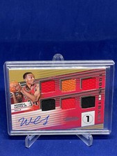 WENDELL CARTER JR 2018-19 ABSOLUTE TOOLS OF THE TRADE 6 JERSEY AUTO RC #D 21/49