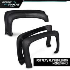 4PC Factory Style Fender Flares Fit For 07-13 Chevy Silverado 1500/2500HD/3500HD