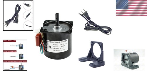 Motore Versatile 110V 500W con Facile Installazione per Girarrosto e Progetti Fai da Te - Foto 2 di 10