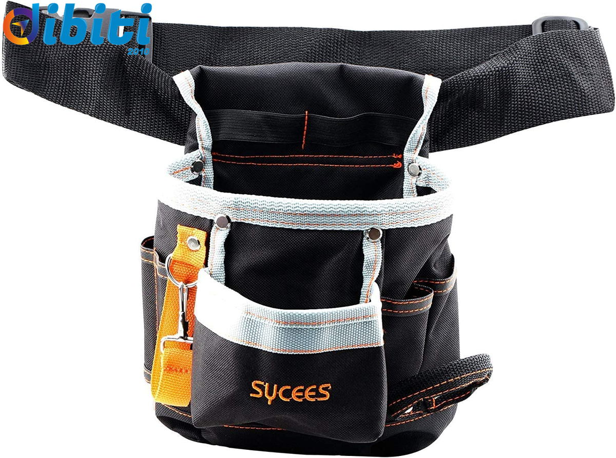 Borsa Porta Attrezzi AIRAJ - 15 Tasche, Base Rinforzata, Nastro Riflettente E Tracolla - Foto 8