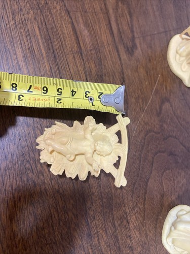 Vintage 4-teilige Krippe Hongkong Maria, Josef, Jesuskind, Krippe Weihnachten - Bild 10 von 11