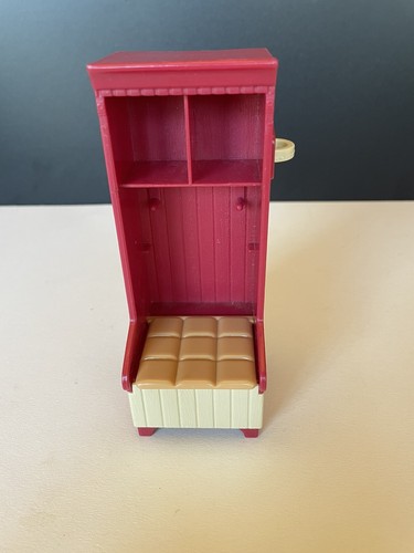 Fisher-Price Loving Family Dollhouse Laundry Room Washer Dryer Iron Hall Bench - Picture 5 of 7