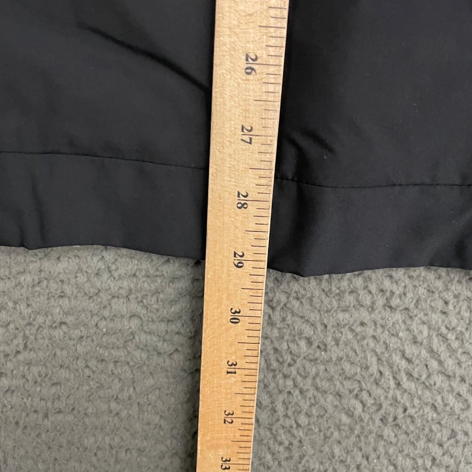 卵石海滩夹克男式 XL 黑色全拉链防风防水高尔夫户外爸爸 — 第 3/4 张图片