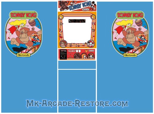 Donkey Kong Side Art Arcade Cabinet Artwork Graphics Decals Ebay Donkey Kong Side Art Arcade Cabinet Artwork Graphics Decals Ebay