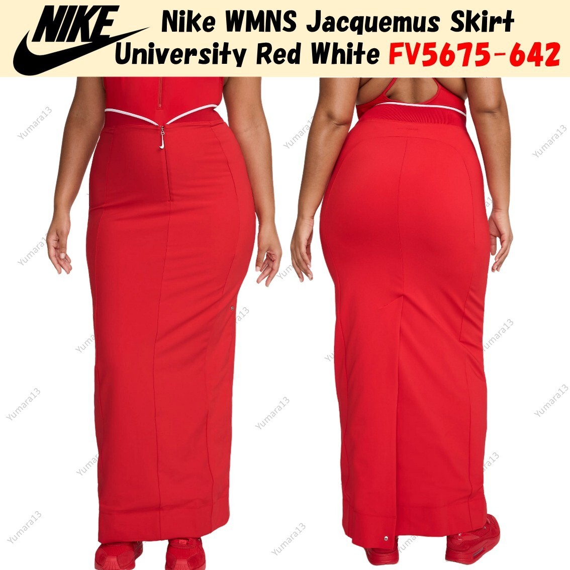 Nike WMNS Jacquemus Skirt University Red White FV5675-642
