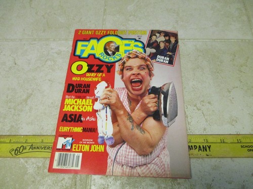 Vintage Faces Rocks Mai 1984 Rockmagazin Ozzy Duran Duran Motley Crue Madonna