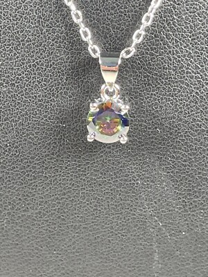 925 STERLING SILVER MYSTIC CRYSTAL 16-18