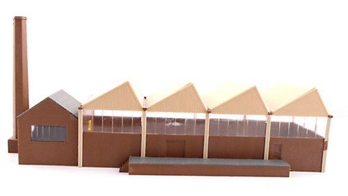 Gaugemaster Factory with Chimney Kit Model Railway N Gauge Plastic Kit GMKD1001