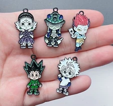 50Pcs new cartoon Anime mix Charm bracelet necklace Pendants DIY Jewelry Makings