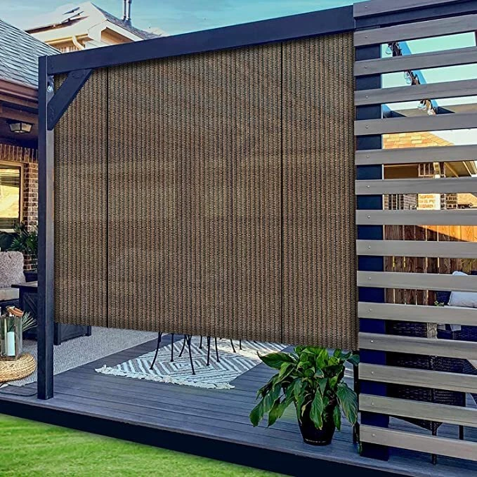 Cortina enrollable enrollable cortina filtrante de luz patio porche pérgola oficina Foto 2 de 4