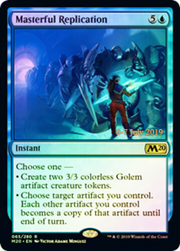 Masterful Replication - Foil - Prerelease Promo x1 Magic the Gathering 1x Prerel