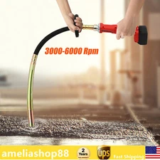 Electric Concrete Vibrator Concrete Vibrabrater With 3.44ft Hose Copper Shaft