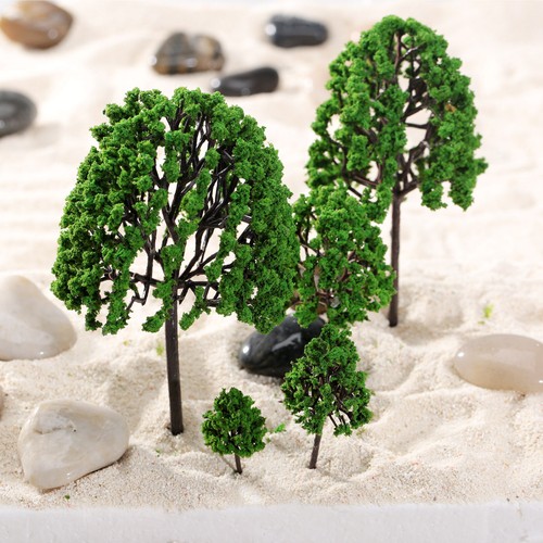 11pcs Assorted Trees Model Train Garden Park Scenery Layout Diorama O Scale 1:50 - Picture 6 of 8