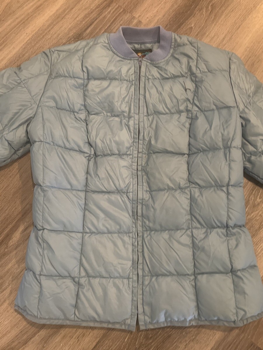 Vtg 60s Bauer Down Eddie Bauer Goose Down Quilted Puffer