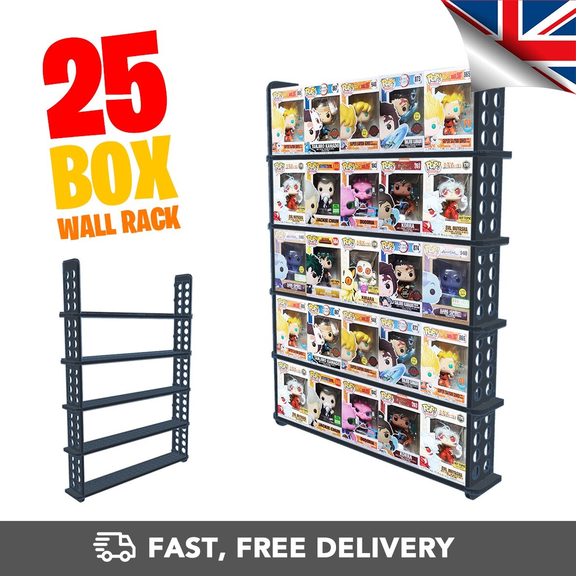 Funko Pop Box Display Shelf Wall Mounted Storage - Low Price!