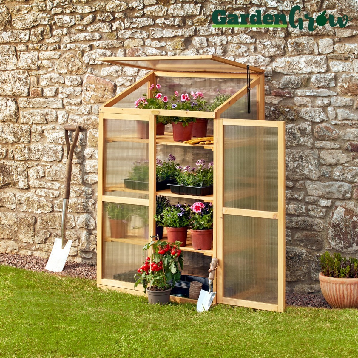 Glass Cold Frame Materials Rhino Cold Frame Greenhouse | 2.5ft X 3ft