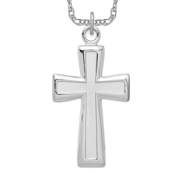 925 Sterling Silver Cross Necklace | eBay
