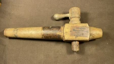 Antique Wooden Barrel Keg Tap Spigot Bung Beer Whiskey w/ Original Label Rare