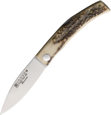 Joker Becada Lockback White & Brown Folding 14C28N Sandvik Pocket Knife NC153