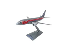 Flight Miniatures Western "Bare Metal" 737-300 1:200 Scale Model Airplane 