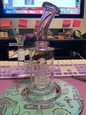 8" Bong Matrix Perc Cute Girly Bong