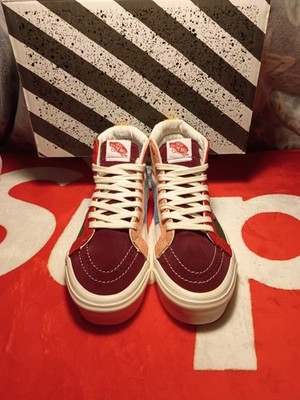 Vans Vault OG Sk8-Hi LX Multi-Color Sneaker VN0A4BVB2T21 Mens 5.5 / Womens 7 NIB