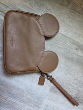 Coach X Disney Mickey Mouse Leather Ear Wristlet