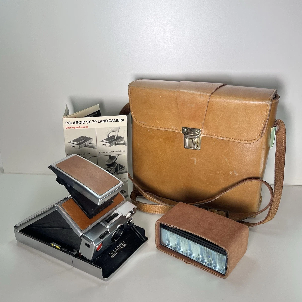 poraroido SXーLAND CAMERA レザー調 カメラ ケース Polaroid Sx 70