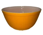 PYREX Town & Country Orange Mixing Bowl 402 - 1.5 Quart Very  Good Cindition