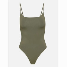 Aritzia Women s 48 Original Contour Float Cami Bodysuit in Army Green size XS