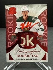 2015-16 Upper Deck The Cup Gustav Olofsson Rookie Auto Tag Red Foil 5/8