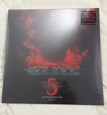 Various Stranger Things: Season 5 Soundtrack Sea Blue Smoke Vinyl 