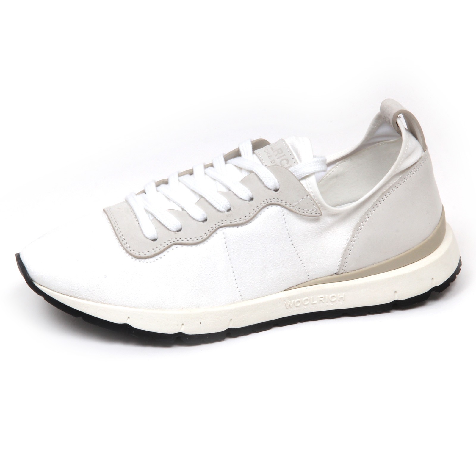 E9460 кроссовки donna белыесветло-серые женские из ткани WOOLRICH JOHN RICH - BROS 25690₽