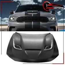 For 11-26 Dodge Durango Front Hood 21 Hellcat Style Bonnet Aluminum Unpainted