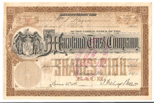 #A1169 Maryland Trust 1894 CatVal. 18 dolarów w posiadaniu żydowskiego niemieckiego biznesmena Raynera