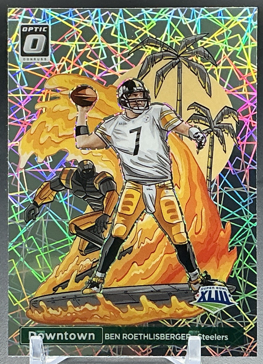 Ben Roethlisberger 2023 Optic Super Bowl Downtown Pittsburgh Steelers