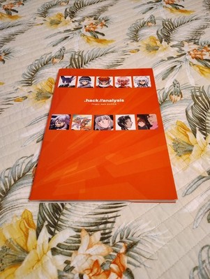 dot hack .hack analysis Art Book Design Materials Japanese Import - Used