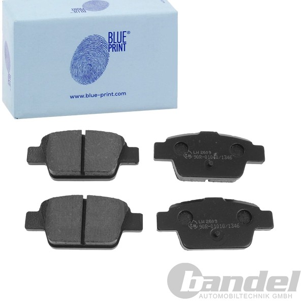 Blue Print BremsbelÄGe Hinterachse FüR Alfa Romeo Mito Fiat Bravo Multipla-image