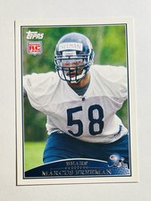 2009 Topps Marcus Freeman Rookie Card RC Chicago Bears 399 Notre Dame Head Coach. rookie card picture