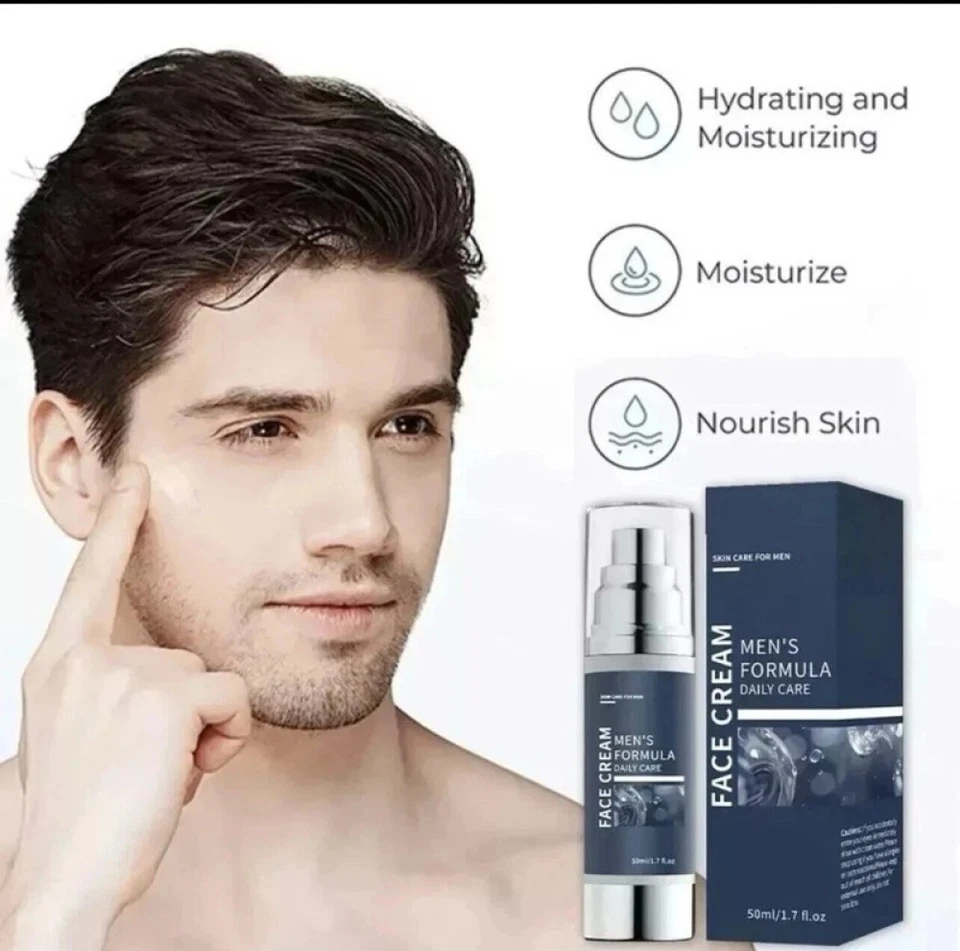 1-5X Men Particle Face Cream 6 In 1 Anti Aging Cream Fights Eye Bags Dark Spots - image 2 of 4