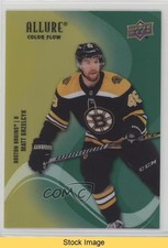 2022-23 Upper Deck Allure Color Flow Yellow Green Matt Grzelcyk #SF-8 READ 14d2