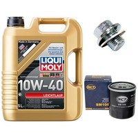 MotoröL Filter Set 10W-40 5 Liter + ÖLablassschraube FüR Toyota Avensis RAV 4 IV