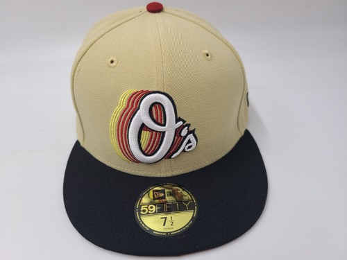 Cappello Berretto Baltimore Orioles 60° Anniversario Patch Nuova Era 59Fifty Fitted 7 1/2 - Foto 2 di 12