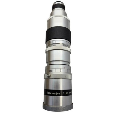 Vintage Tele-Astra Telemajor 400mm f5.5 Lens West Germany Exakta Mount Silver