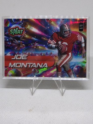 2025 Wildcard Splat Galactic Joe Montana 1/1 Solar system Refractor