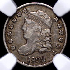 1832 CAPPED BUST HALF DIME NGC VERY CHOICE VERY FINE 35 NICE AND NATURAL,