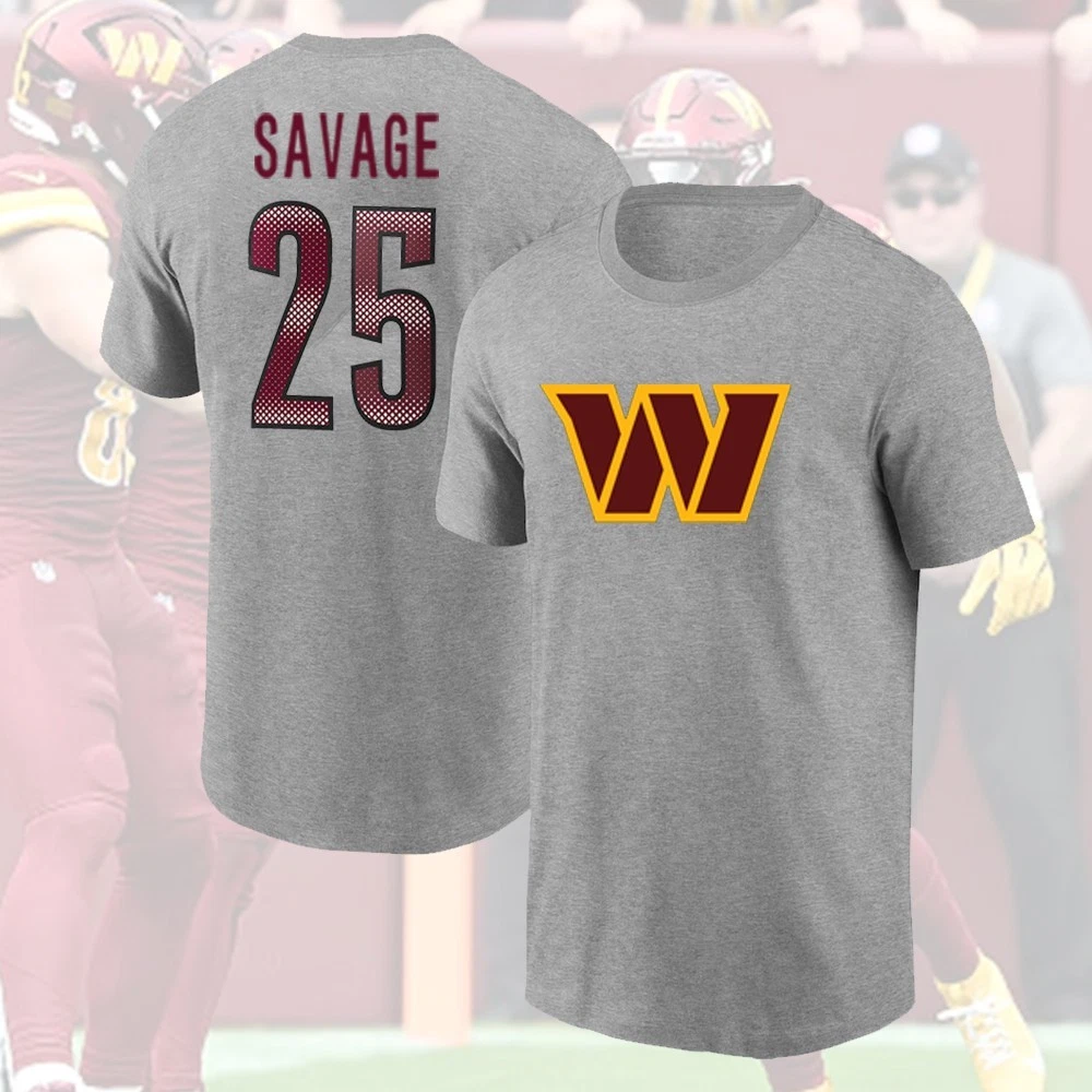 Darnell Savage #25 Washington 2025 Player Name & Number