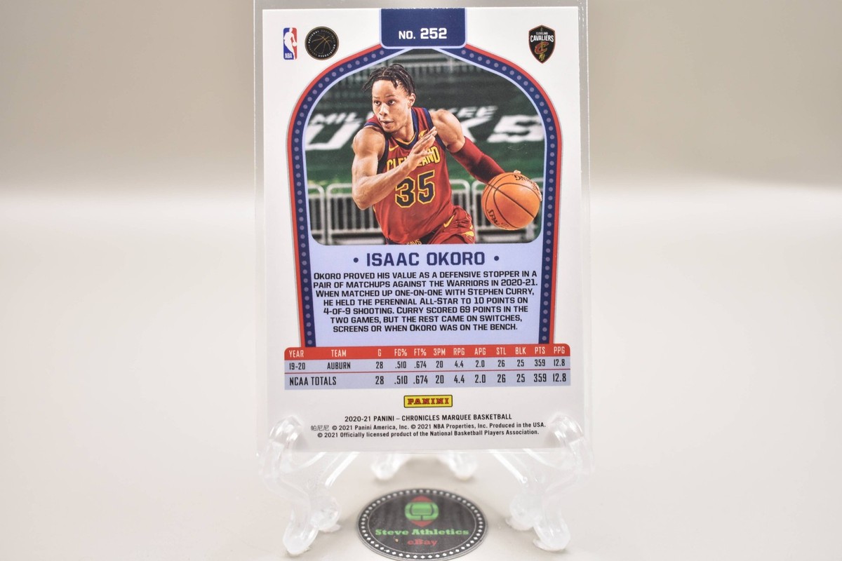 Isaac Okoro Cavaliers 2020-21 Panini Chronicles Marquee Rookie RC