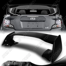 For 11 12 13 14 15 16 Scion TC Painted Black ABS Plastic Rear Trunk Spoiler Wing
