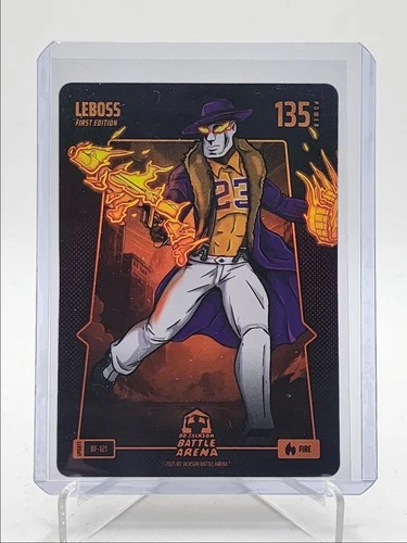 LEBRON JAMES LEBOSS 2025 BO JACKSON BATTLE ARENA FIRE FIRST FOIL Q5918